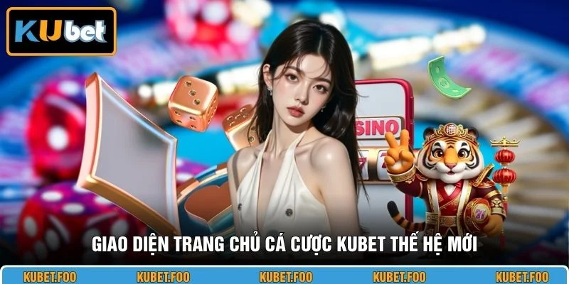Giao diện trang chủ cá cược KUBET thế hệ mới