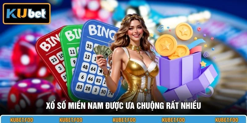 Xổ số miền Nam được ưa chuộng rất nhiều
